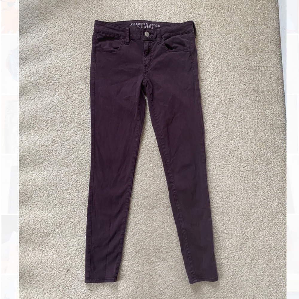 American Eagle Women’s Jegging Pants Purple AE